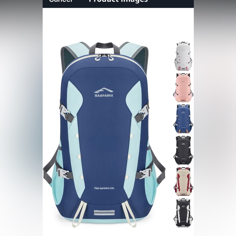 New BAGPARKK 35L Lightweight Packable Travel Hiking Backpack Daypack